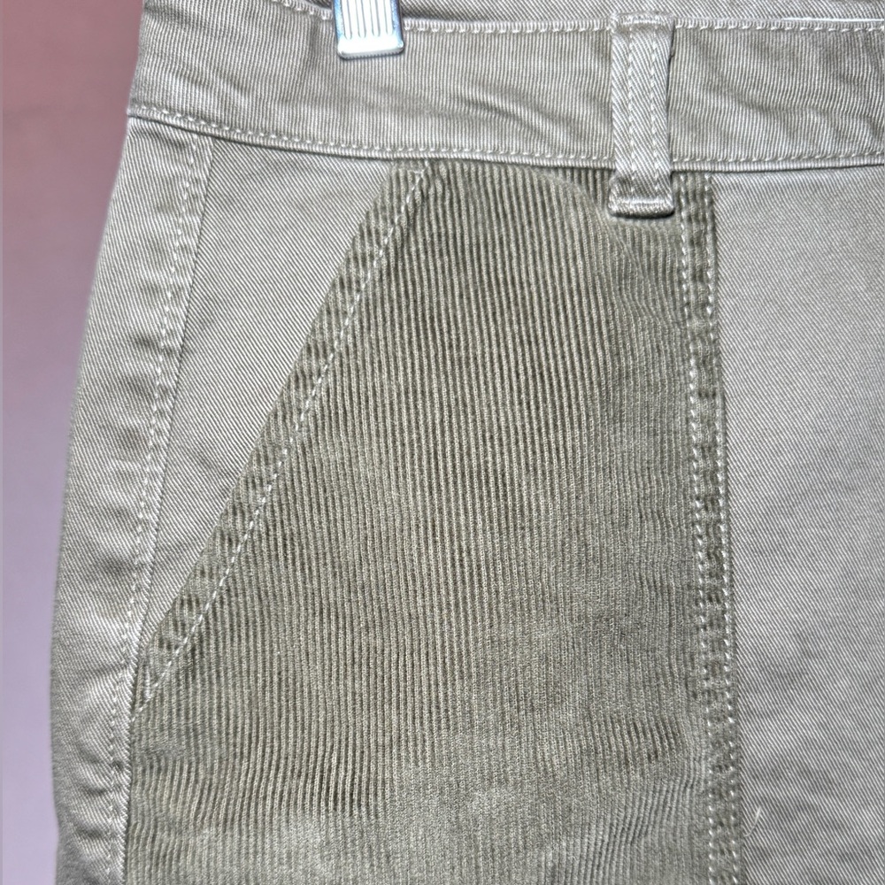 Alpine Design Corduroy High Rise 5” Shorts Women's Sz 6 Vintage Olive - Picture 7 of 10